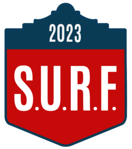 Logo of the San Antonio Military Health and Universities Research Forum (SURF)